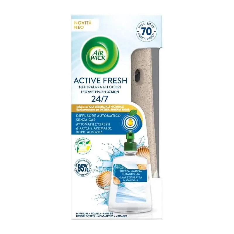AIR WICK FRESCHEZZA ATTIVA CON RICARICA BREZZA