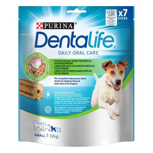 Purina Dentalife Daily Oral Care snack dentali per cani Small 7 Stick
