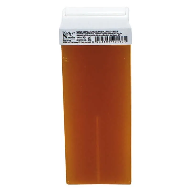 Cera Cartuccia Miele KRISTAL 100ml per Epilazione Casa