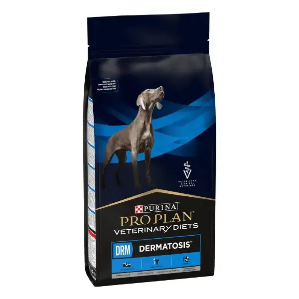 Purina Pro Plan Veterinary Diets DRM dermatosis 12 kg - Dieta veterinaria per cani