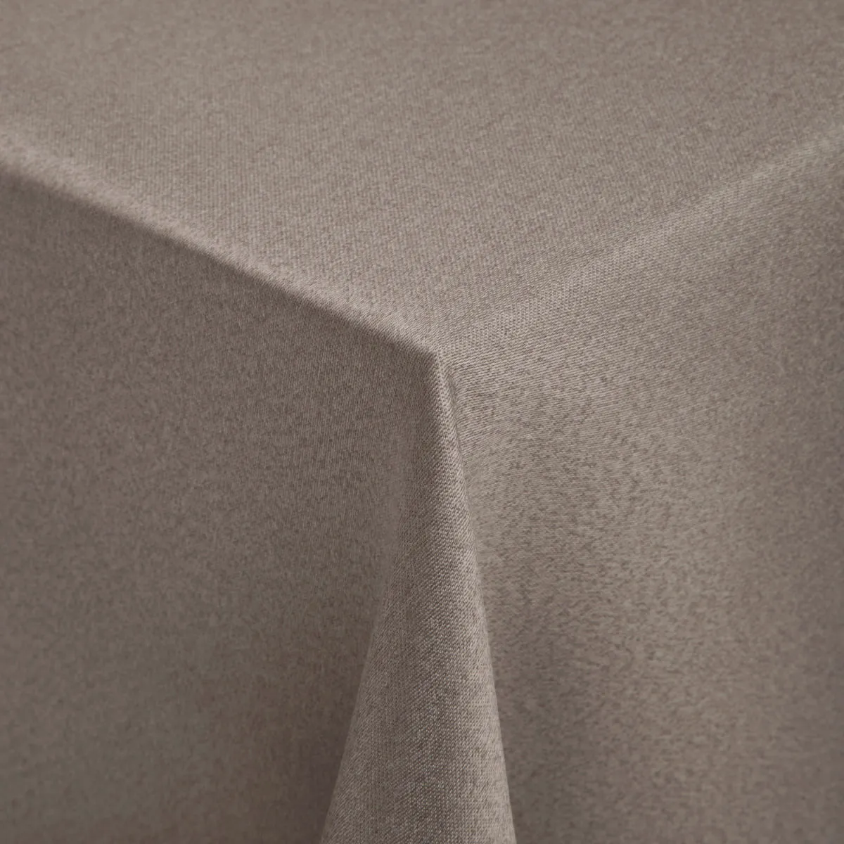 ERWIN M. Tovaglia Ancona Satin; 130x130 cm (LxL); tortora; quadrata