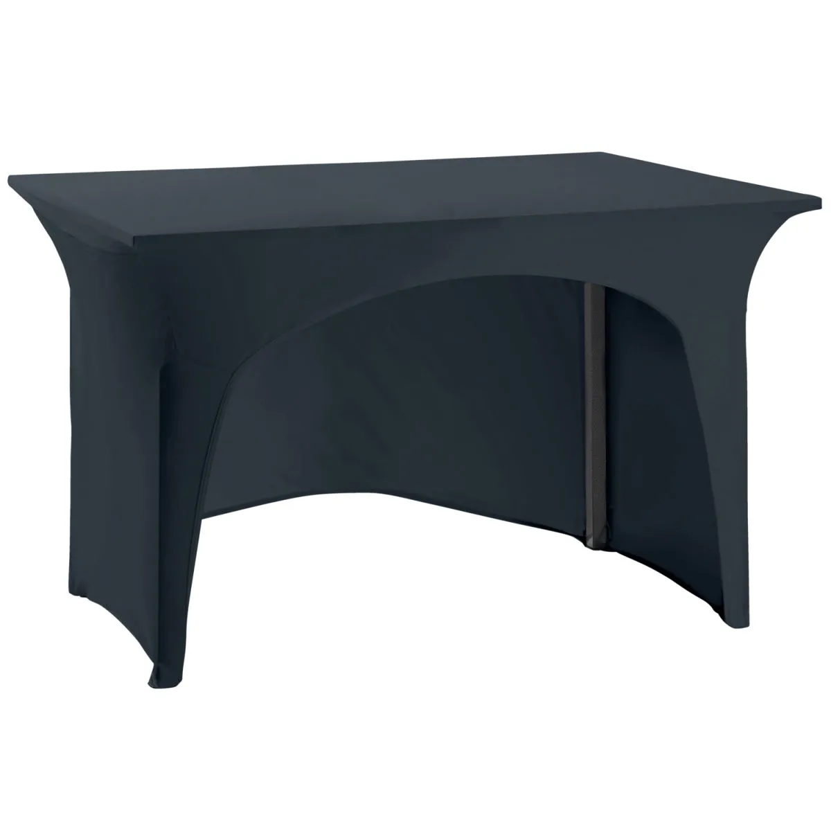 ERWIN M. Coprisedia catering Grace con spacco; 74x120x74 cm (LxLxH); antracite; rettangolare