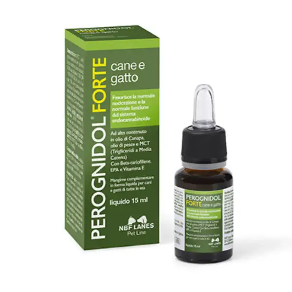 NBF Lanes Perognidol Forte Relax e benessere Gocce per cani e gatti 15 ml - Integratori per cani