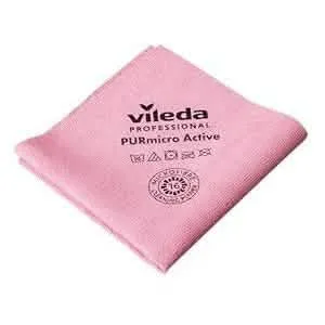 Panni Microfibra Vileda Active Pur Rossi - Confezione da 5 Pezzi