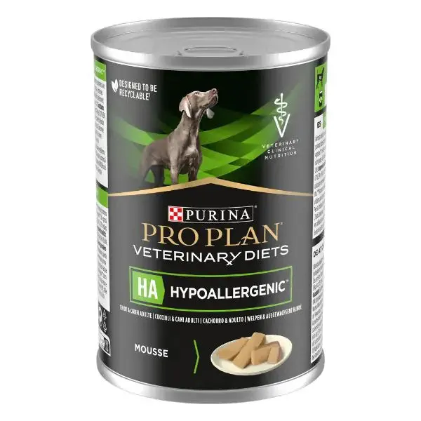 Purina Veterinary Diets HA Hypoallergenic 400 gr - Dieta veterinaria per cani