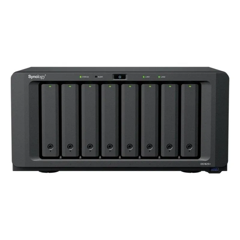 NAS Synology DS1825neo+ 8 vani Ryzen V1500B 4 GB 2,5 GbE senza dischi