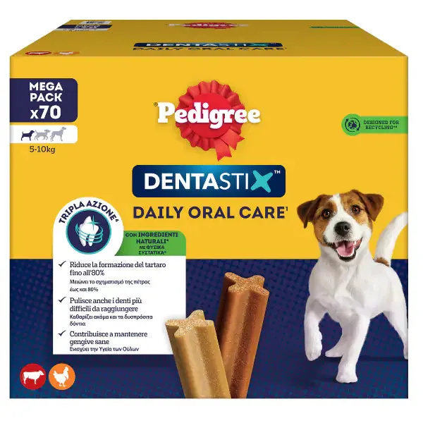 Pedigree Dentastix Mini snack per l'igiene orale 70 Stick