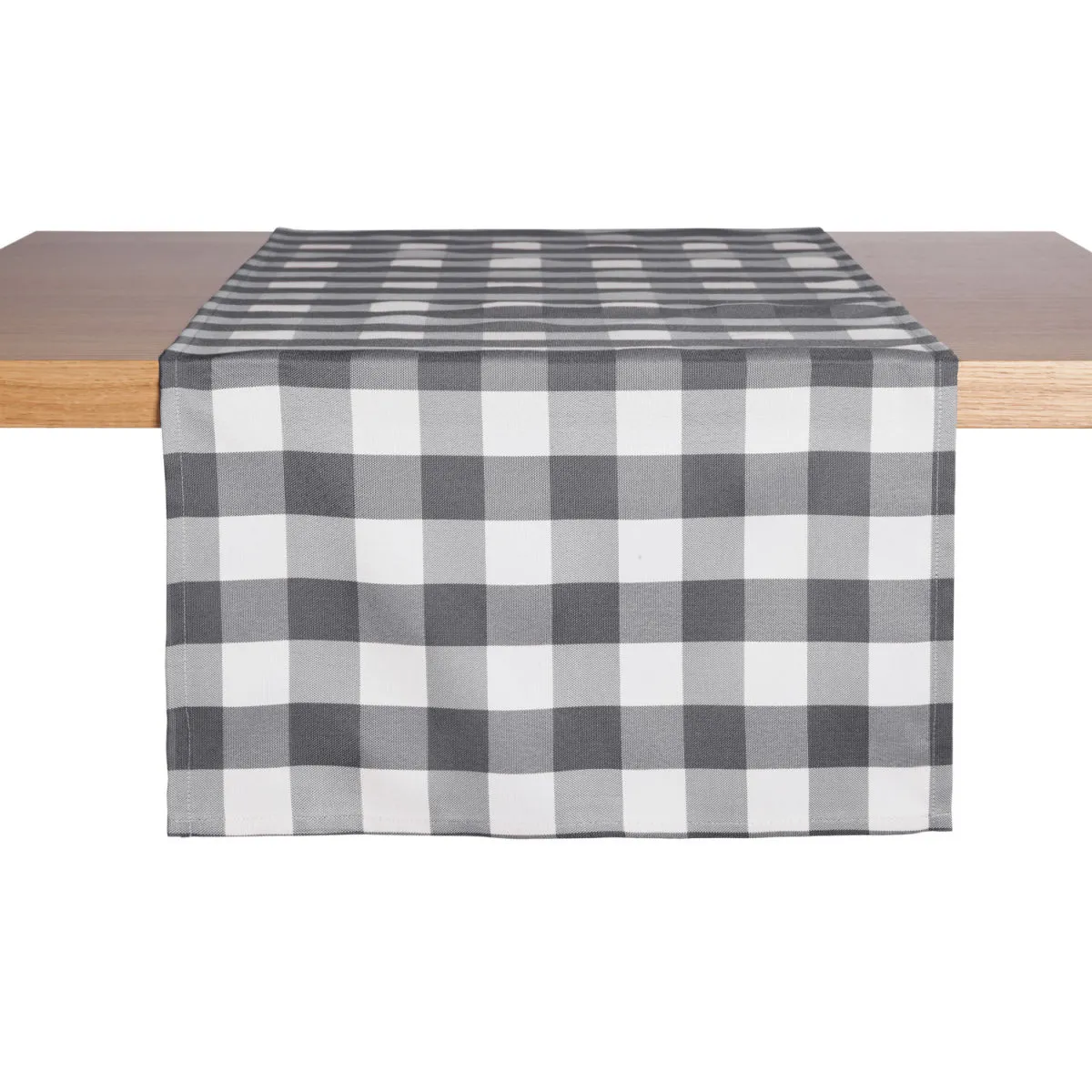 2x ERWIN M. Runner tavola Countryline; 40x130 cm (LxL); grigio; rettangolare; 2 pz. / Pacco