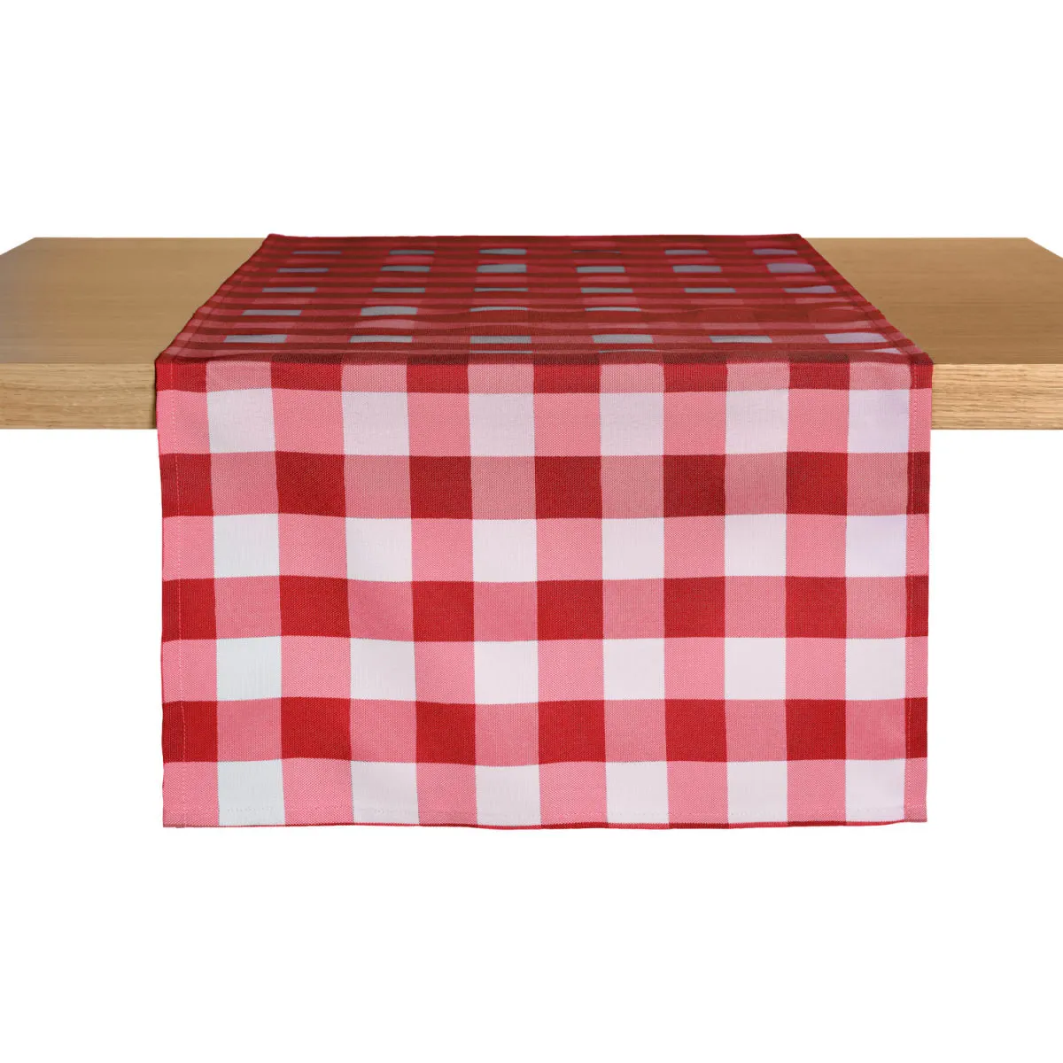 2x ERWIN M. Runner tavola Countryline; 40x130 cm (LxL); rosso; rettangolare; 2 pz. / Pacco