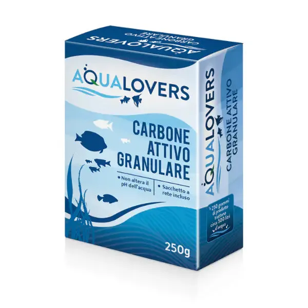 Aqualovers Carbone attivo granulare 250 gr