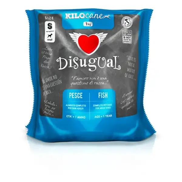Disugual Pesce Adult Small 1 kg - Croccantini per cani