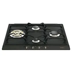 Piano cottura gas 4 zone CORTINA SR764AO Black (60cm)