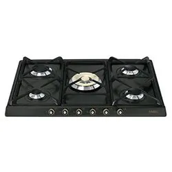 Piano cottura gas 5 zone CORTINA SR775AO Black (75cm)