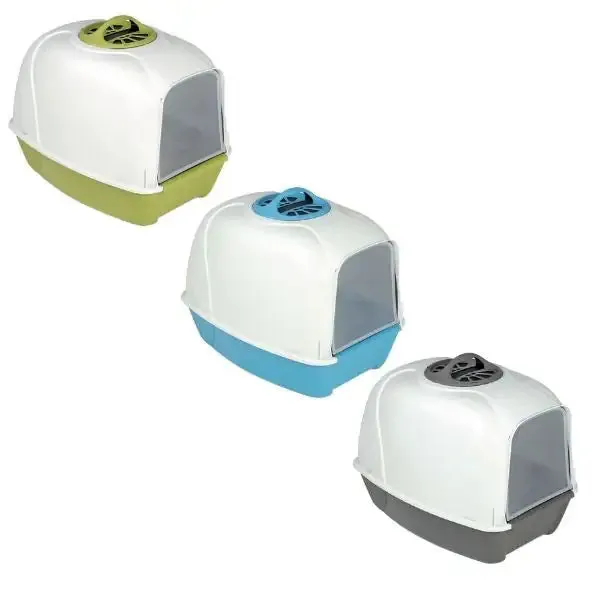 Toilette chiusa con filtro Grisu PetUp Colori assortiti Misura 52x39x39 cm