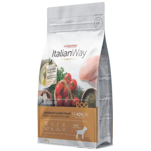ItalianWay Medium/Maxi Adult Carni Bianche 12 kg - Croccantini per cani