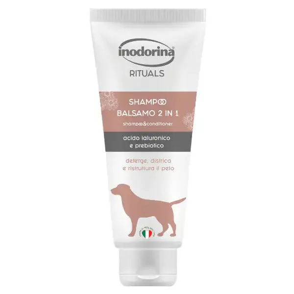 Inodorina Dog Shampooing shampoo per cani con filtro UV 250 ml - Shampoo 2 in 1