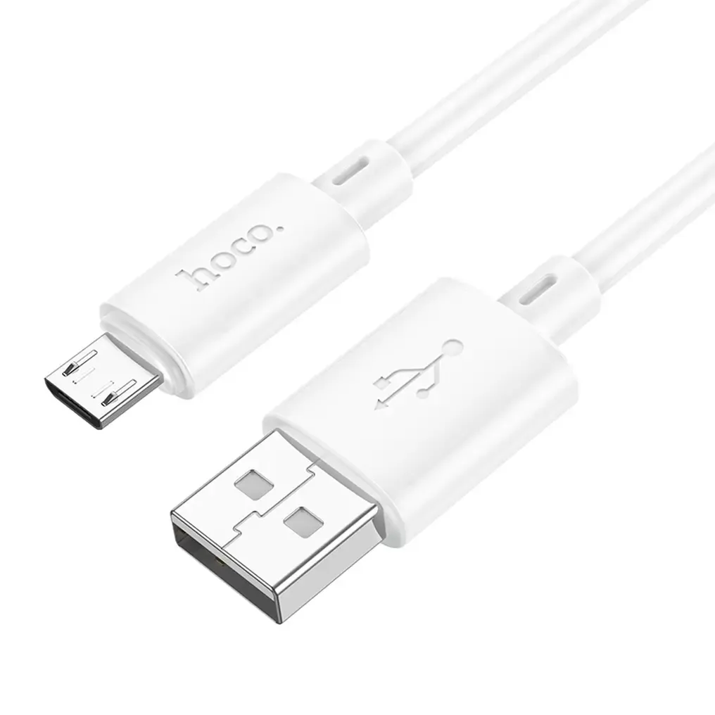 Cavo Dati e Ricarica USB-A - microUSB HOCO X88, 18W, 2m, Bianco