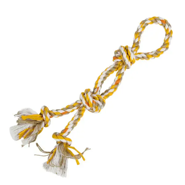 Ferribiella manigliotto in cotone gioco per cani Lunghezza 50 cm - Giochi per cani