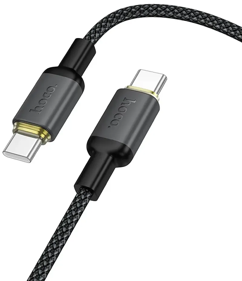 Cavo Dati e Ricarica USB-C - USB-C HOCO X128 Benefit, 60W, 1m, Nero