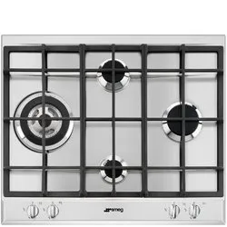 Piano cottura gas 4 zone SELEZIONE P261XGH Inox (60cm)
