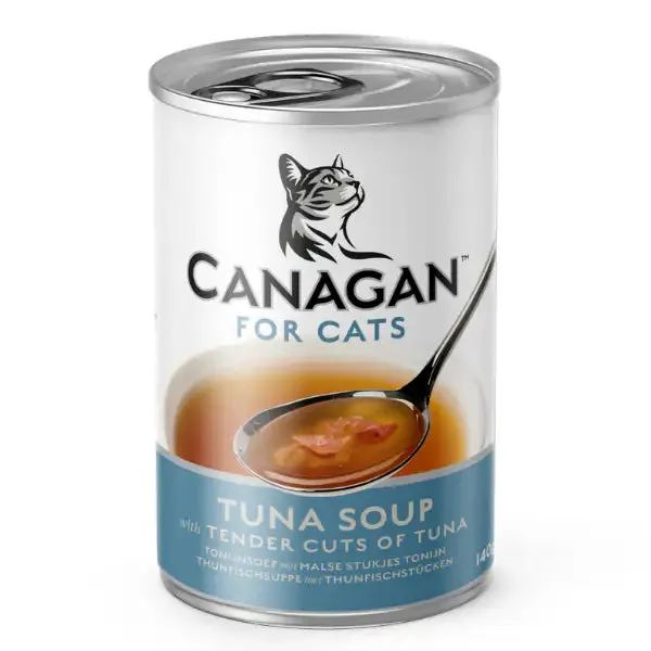 Canagan for Cats Kitten & Adult Zuppe di pesce 140 gr Tonno - confezione da 12 pezzi - Cibo umido per gatti