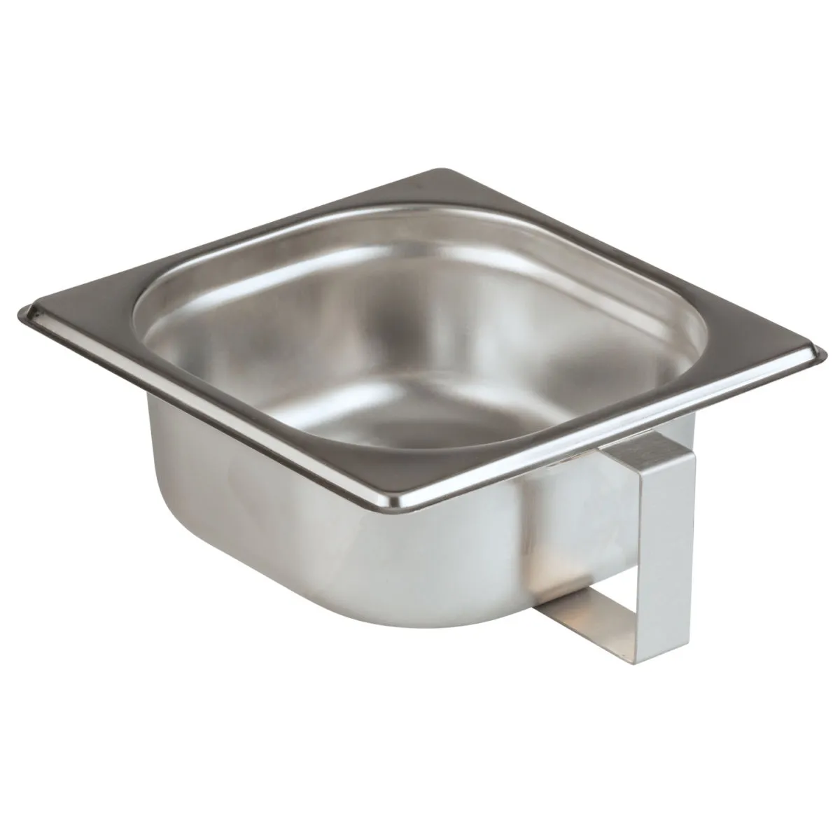 2x PULSIVA Contenitore gastronorm 1/6 Torno; GN 1/6, 17.6x16.2x6.5 cm (LxLxP); argento; 2 pz. / Pacco