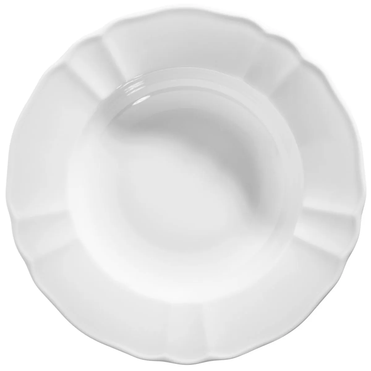 6x VEGA Piatto Amely fondo; 300 ml, 23x4.7 cm (ØxH); bianco; rotonda; 6 pz. / Pacco