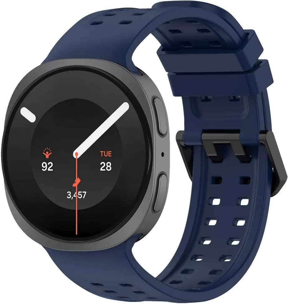 Cinturino Tech-Protect Silicone Air per Samsung Galaxy Watch9 / Watch8 / Watch8 Classic Series, Blu Navy