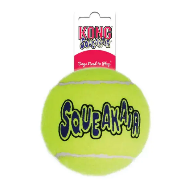 Kong Air Squeaker Tennis Ball Large x1 - Giochi per cani