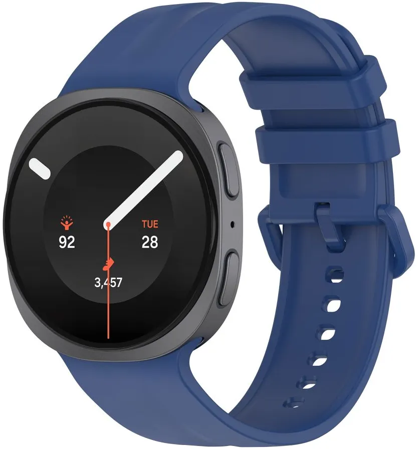Cinturino Tech-Protect Silicone Evo per Samsung Galaxy Watch9 / Watch8 / Watch8 Classic Series, Blu Navy