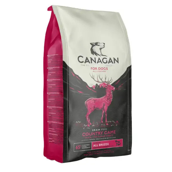 Canagan for Dogs All Life All Breeds Grain Free Selvaggina 12 kg - Croccantini per cani