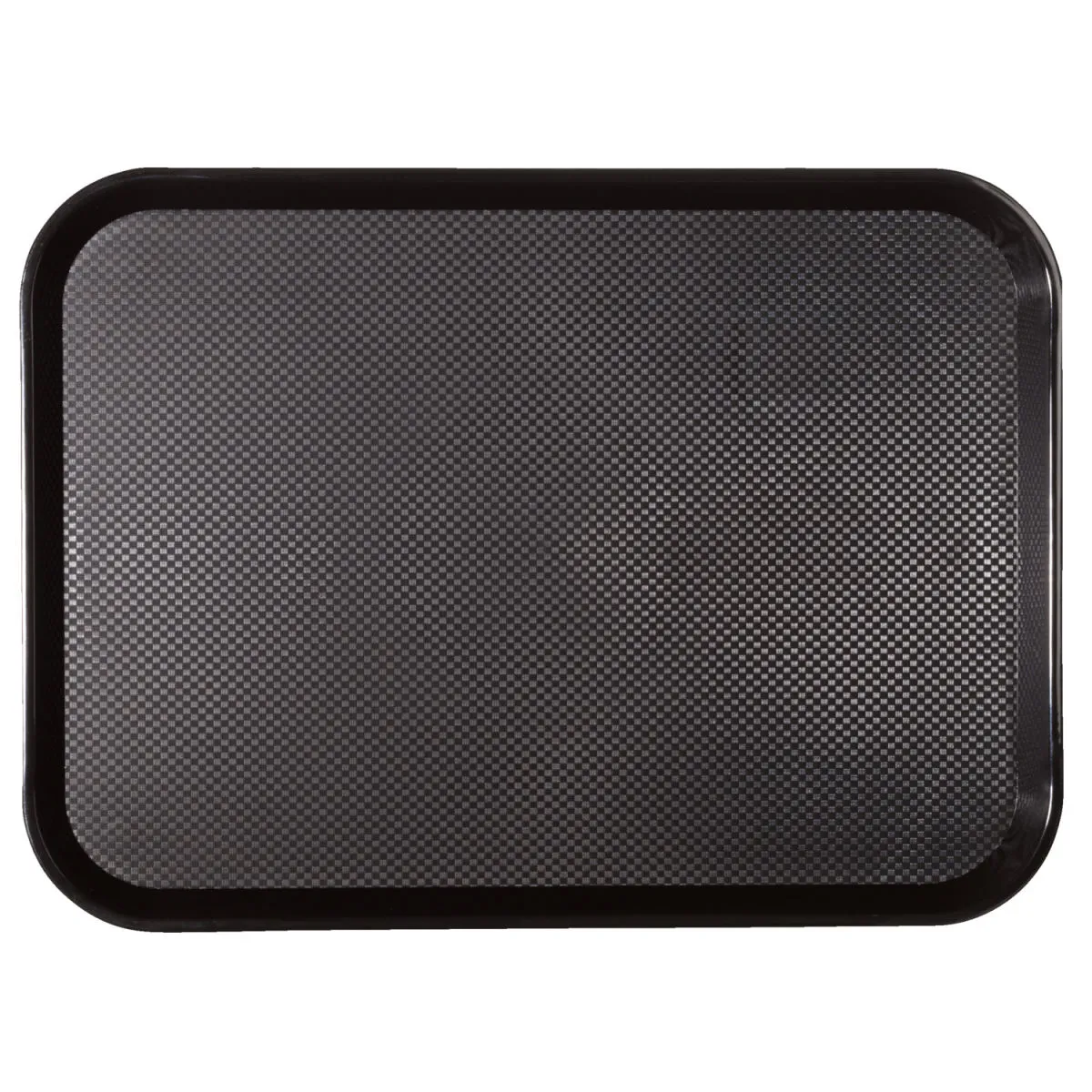 6x PULSIVA Vassoio mensa Disk; 40.4x29.4x2.15 cm (LxLxH); nero; rettangolare; 6 pz. / Pacco