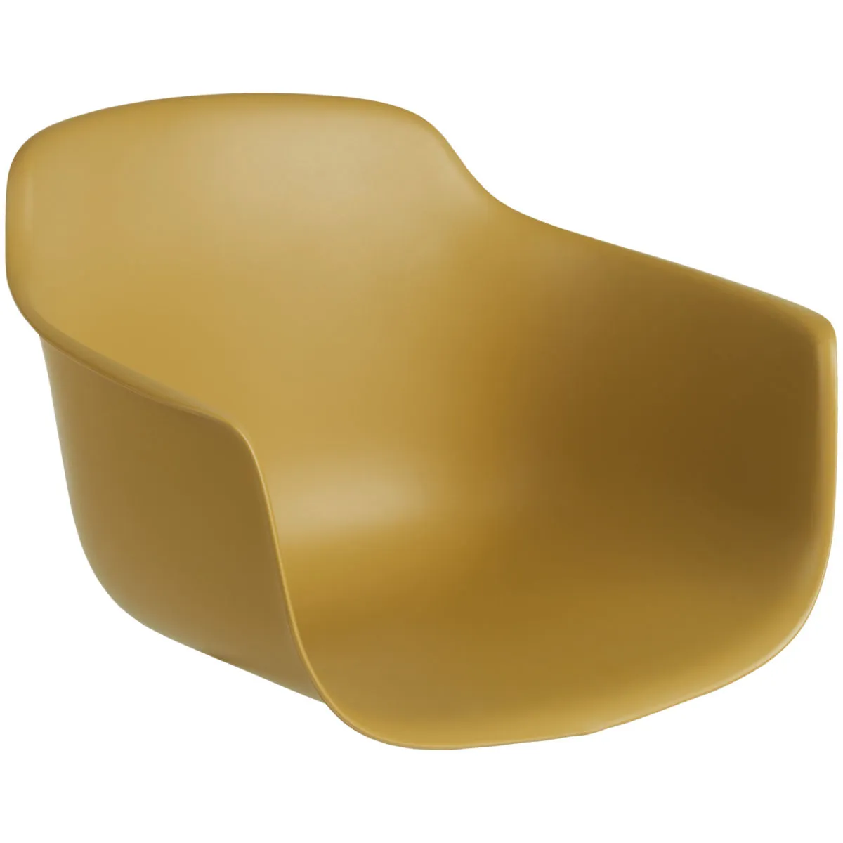 2x VEGA Seduta Emeo con braccioli; 58x50x40.5 cm (LxPxH); senape; 2 pz. / Pacco