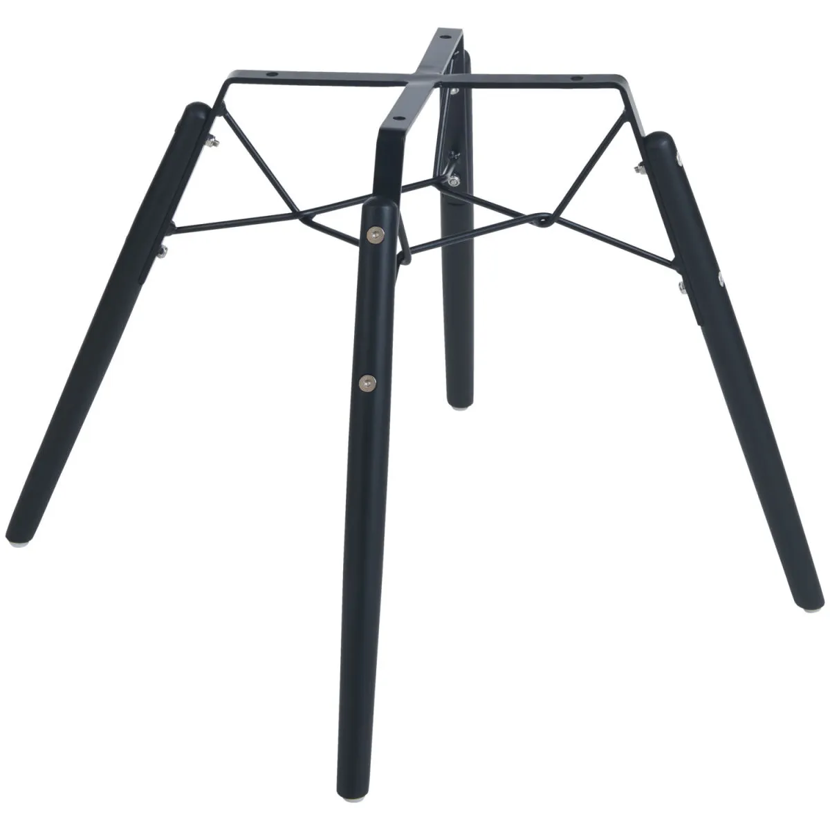 2x VEGA Sedia Emeo; 44x42x42 cm (LxPxH); nero; 2 pz. / Pacco