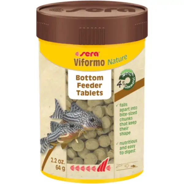Sera Viformo Nature mangime in pastiglie per pesce gatto e pesci da fondale 64 gr (100 ml)