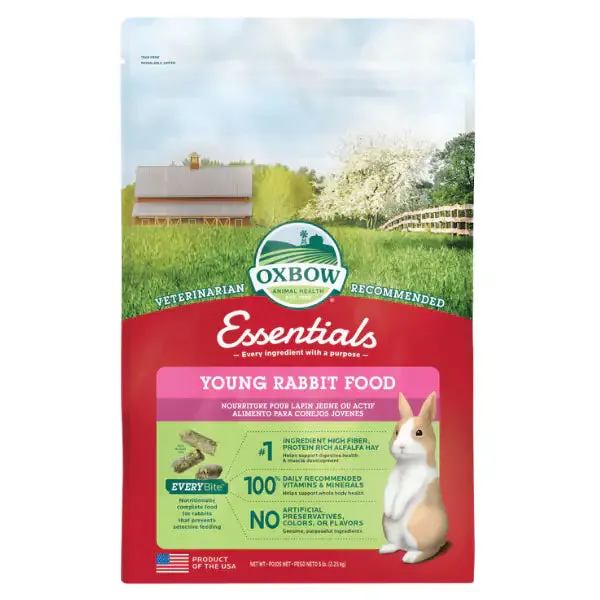 Oxbow Essential Young Rabbit 2,27 kg - Mangime per conigli