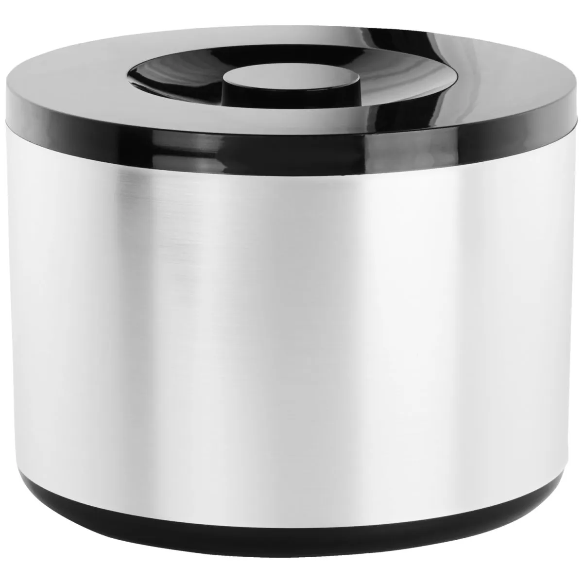 VEGA Secchiello ghiaccio Ottawa; 10000 ml, 29.2x21.7 cm (ØxH); argento/nero/bianco