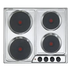 Piano cottura elettrico 4 zone FAMILY Ffi 46 Er Inox (60cm)