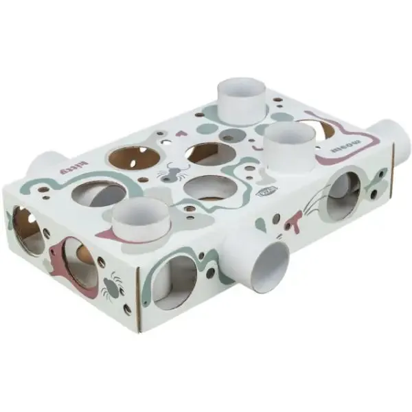 Paws'n'Treats Box gioco per gatti di attivazione mentale Trixie Misura 37x7x20 cm - Giochi per gatti