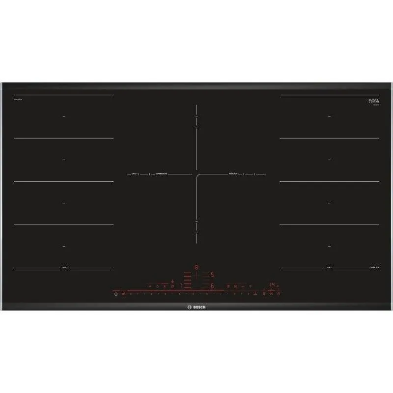 Bosch Serie 8 PXV975DV1E Piano a Induzione 5 Zone 90cm Nero