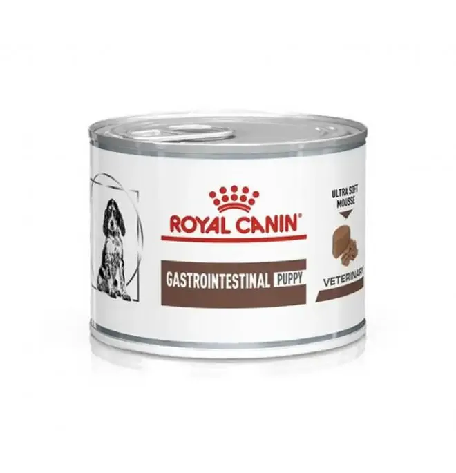 Royal Canin Veterinary Diet Gastrointestinal Puppy mousse ultra soft 195 gr Carni bianche - Dieta veterinaria per cani