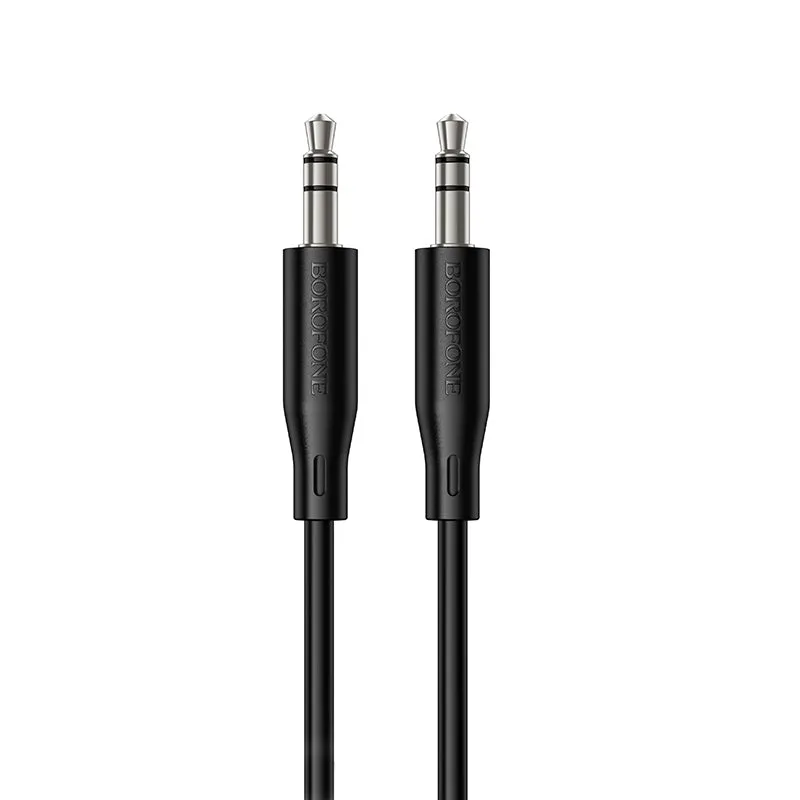 Cavo Audio 3,5mm - 3,5mm Borofone BL26 Standard, 1m, Nero