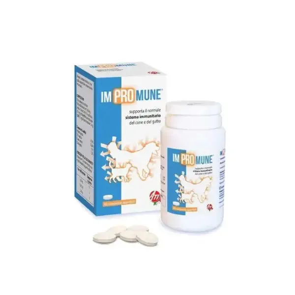 Ati Pets Impromune Supporto al sistema Immunitario Compresse per cani e gatti 40 Compresse - Integratori per cani