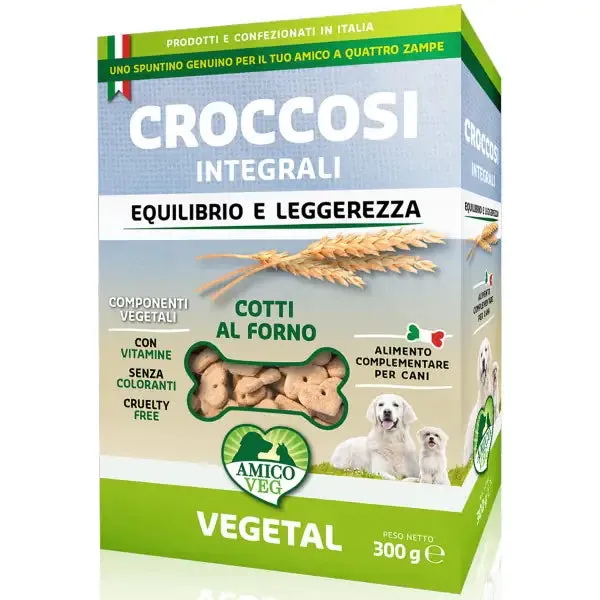Amico Veg snack vegetali Croccosi 300 gr Integrali