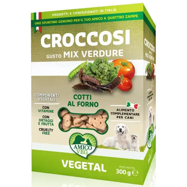 Amico Veg snack vegetali Croccosi 300 gr Mix Verdure