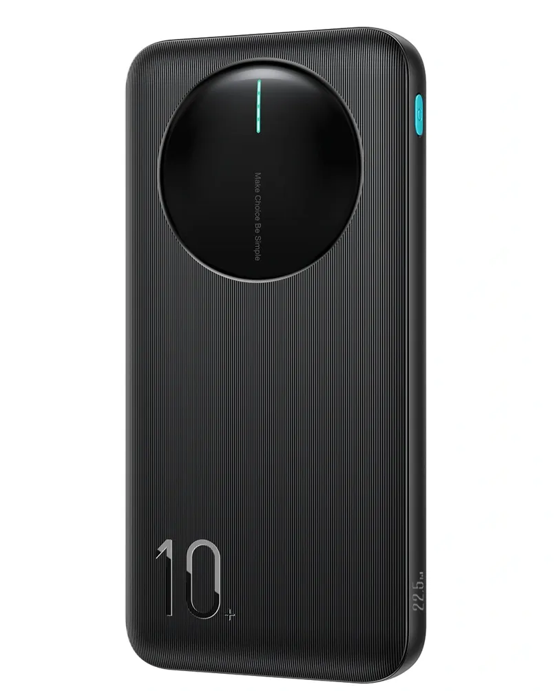 Batteria Esterna Joyroom JR-PBF12 Pro, 10000mAh, 22.5W, QC + PD, 1 x USB-C - 2 x USB-A, Nera
