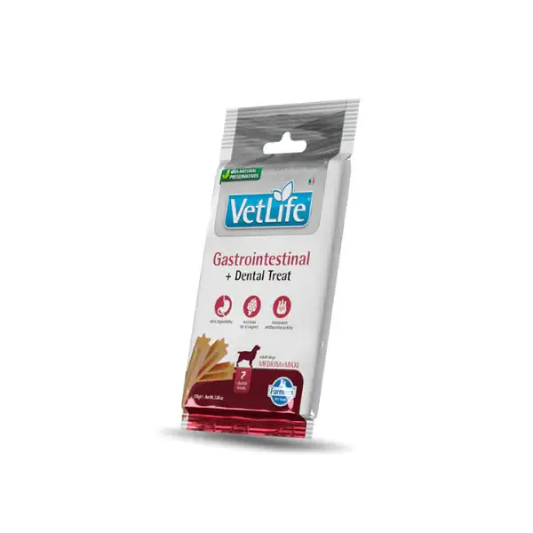Farmina Vet Life Gastrointestinal snack dentali per cani Adult Medium/Large 100 gr Origine vegetale