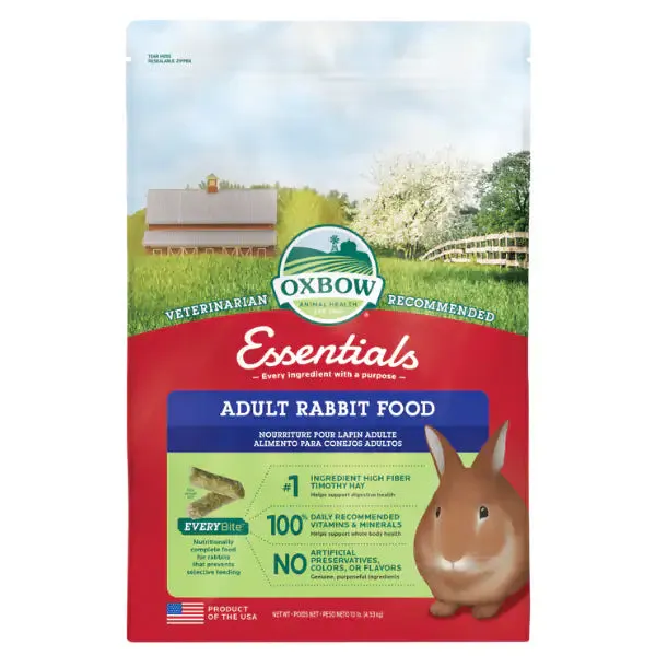 Oxbow Essential Adult Rabbit Food 4,54 kg - Mangime per conigli