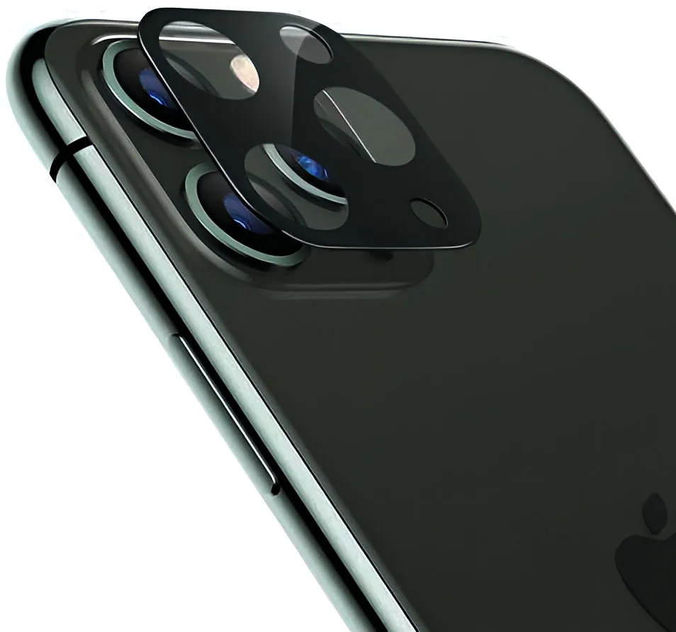 Pellicola protettiva per fotocamera posteriore XO Design 3D per Apple iPhone 12 Pro Max, Vetro temperato, Nero