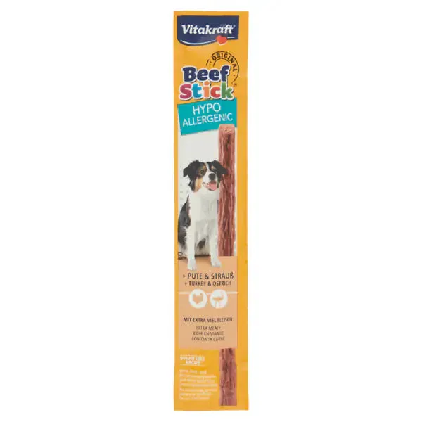 Vitakraft Beef Stick Special Hypoallergenic Snack per cani 12 gr Tacchino e struzzo